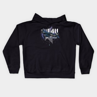 F4U Corsair Pilot Gift WW2 Warbird Kids Hoodie